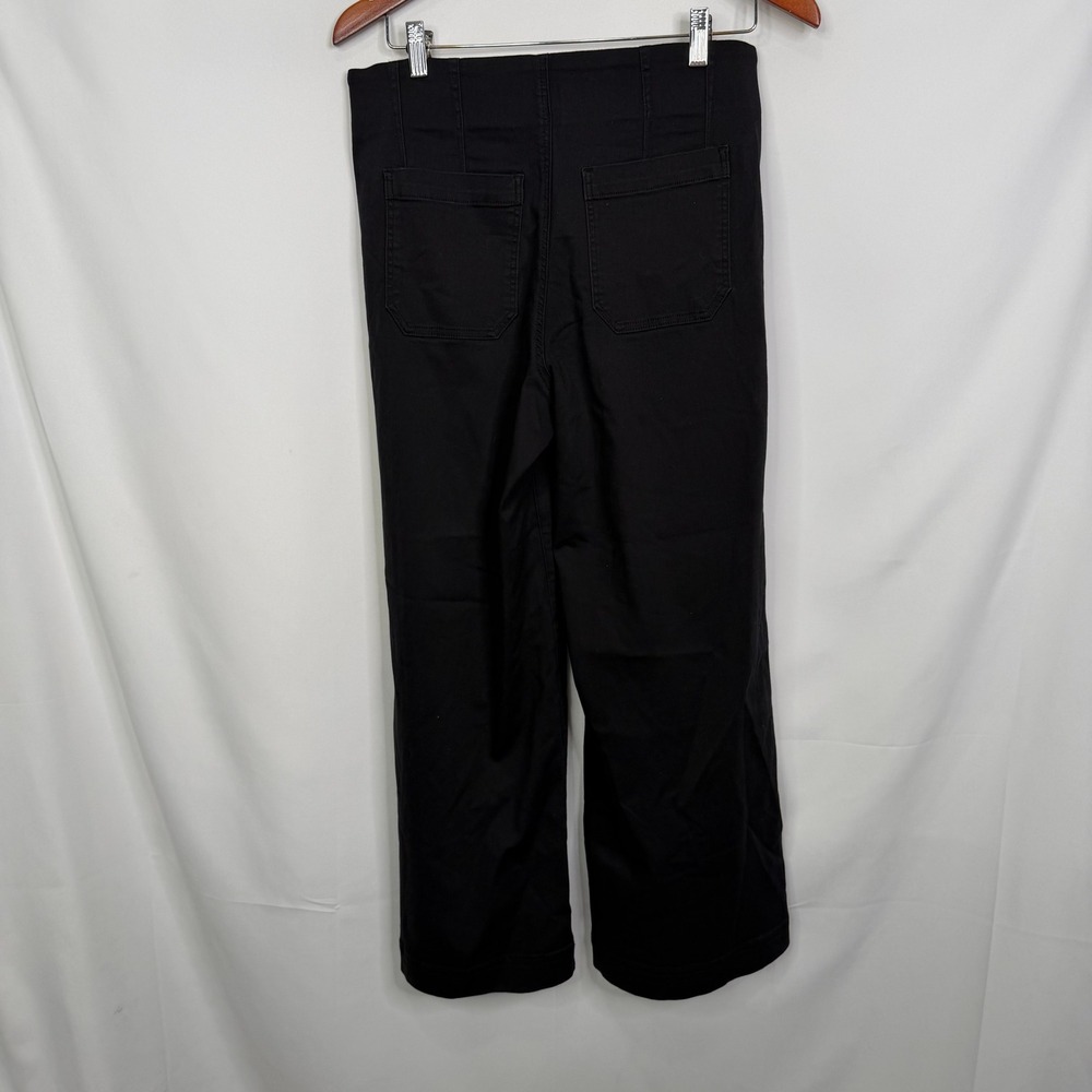 Cosmic Blue Love Noelle High Rise Wide Leg Pants Black Size 29 NWT - Picture 7 of 9